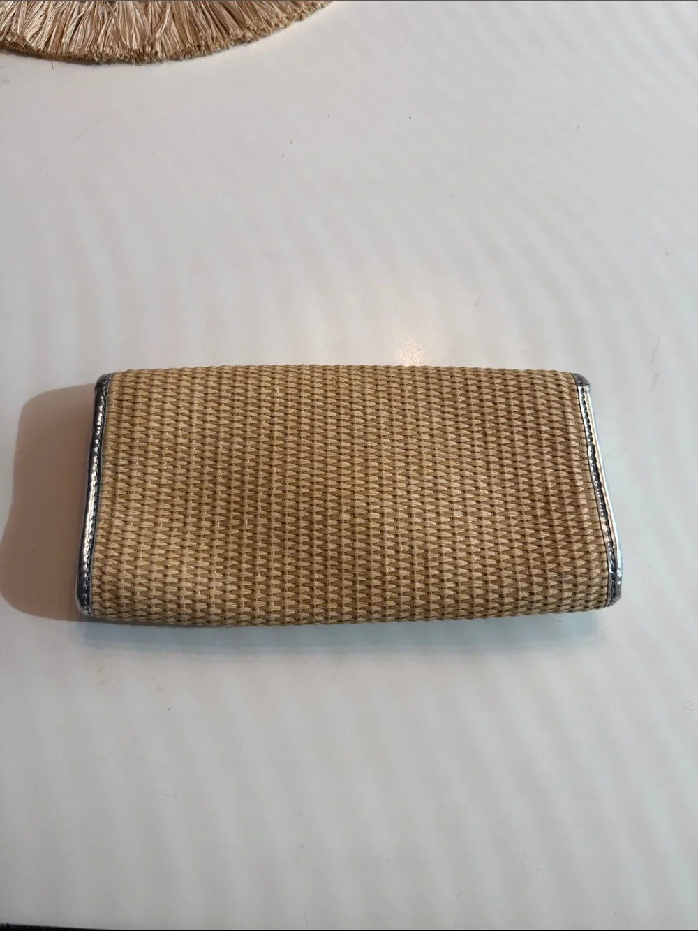 Tory Burch woven tan